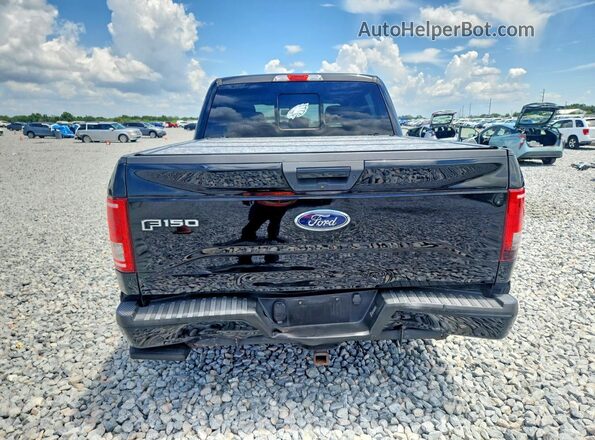1FTEW1CP3GFC65697 2016 FORD F150 Black Widok z tyłu