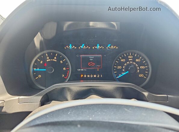 1FTEW1CP3GFC65697 2016 FORD F150 Black Widok zestawu wskaźników