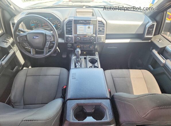 1FTEW1CP3GFC65697 2016 FORD F150 Black Widok deski rozdzielczej