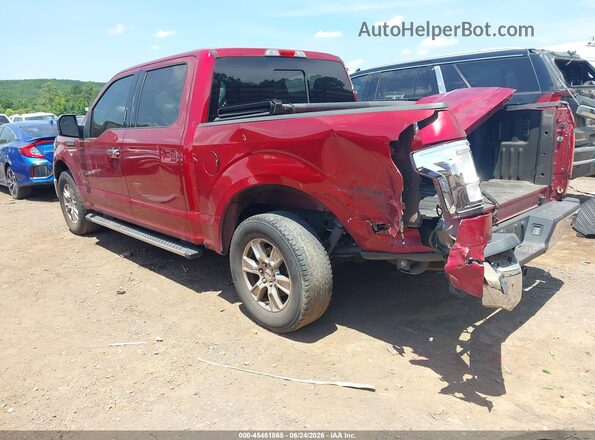 1FTEW1CP3HFA80390 2017 FORD F150 Red უკანა მარცხენა