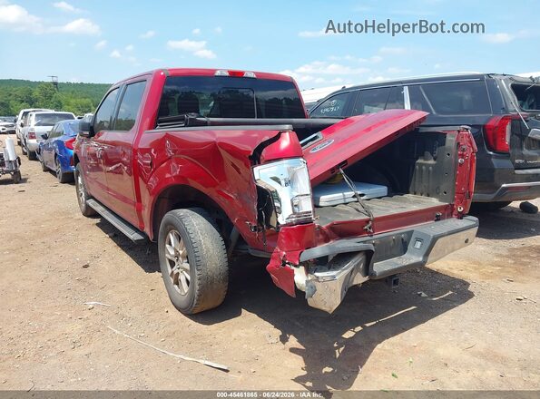 1FTEW1CP3HFA80390 2017 FORD F150 Red წინა ხედი