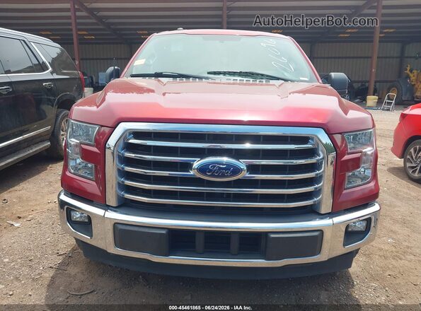 1FTEW1CP3HFA80390 2017 FORD F150 Red ხელსაწყოთა პანელის ხედი