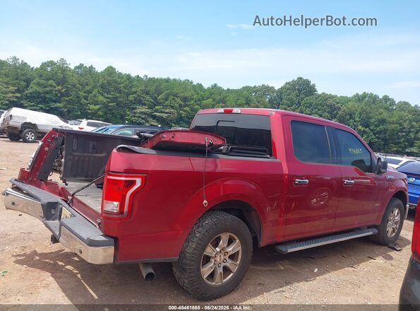 1FTEW1CP3HFA80390 2017 FORD F150 Red უკანა სალონის ხედი