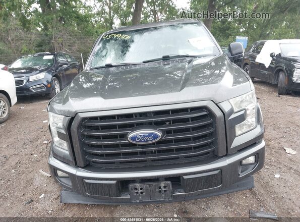 1FTEW1CP3HKC04178 2017 FORD F150 Gray ხელსაწყოთა პანელის ხედი