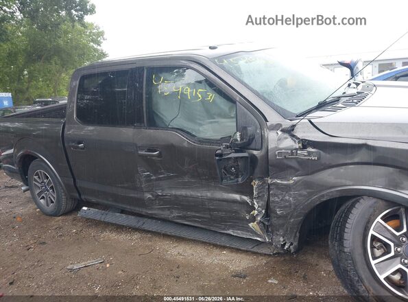 1FTEW1CP3HKC04178 2017 FORD F150 Gray უკანა სალონის ხედი