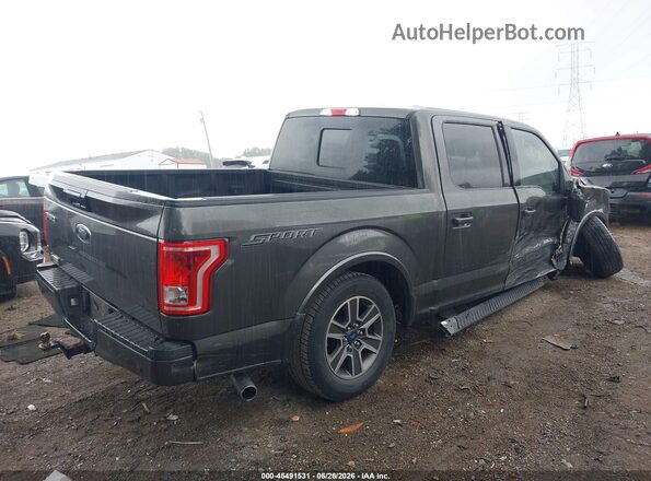 1FTEW1CP3HKC04178 2017 FORD F150 Gray უკანა მარჯვენა