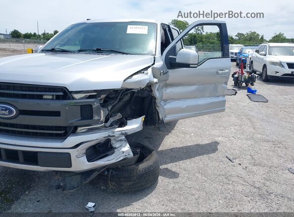 1FTEW1CP3JFE59301 2018 FORD F150 Silver Դիմացի տեսք