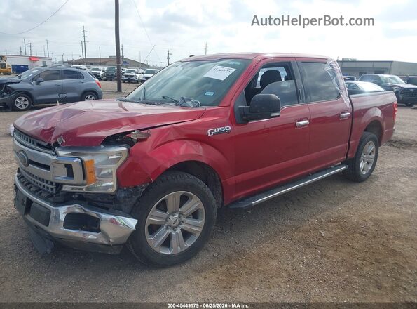 1FTEW1CP3JKF02610 2018 FORD F150 Red Front left