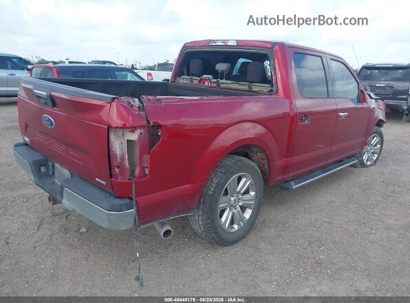 1FTEW1CP3JKF02610 2018 FORD F150 Red Rear right