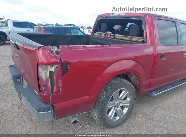 1FTEW1CP3JKF02610 2018 FORD F150 Red Front view