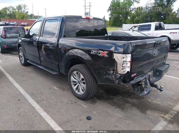 1FTEW1CP3JKF55064 2018 FORD F150 Black უკანა მარცხენა