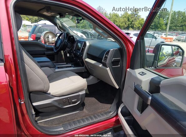 1FTEW1CP3KFD41105 2019 FORD F150 Red Widok wnętrza z przodu