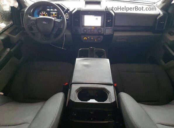 1FTEW1CP3KKC10585 2019 FORD F150 Gray Dashboard view