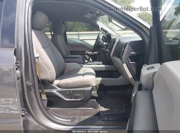 1FTEW1CP3LKE71412 2020 FORD F150 Gray წინა სალონის ხედი