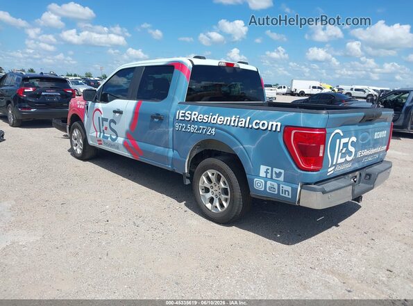 1FTEW1CP3MFA89732 2021 FORD F150 Blue უკანა მარცხენა
