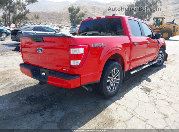 1FTEW1CP3NKD68378 2022 FORD F150 Red Задня права чверть