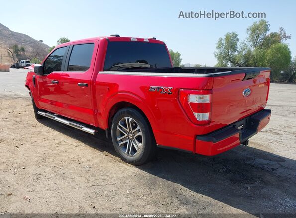 1FTEW1CP3NKD68378 2022 FORD F150 Red Задня ліва чверть