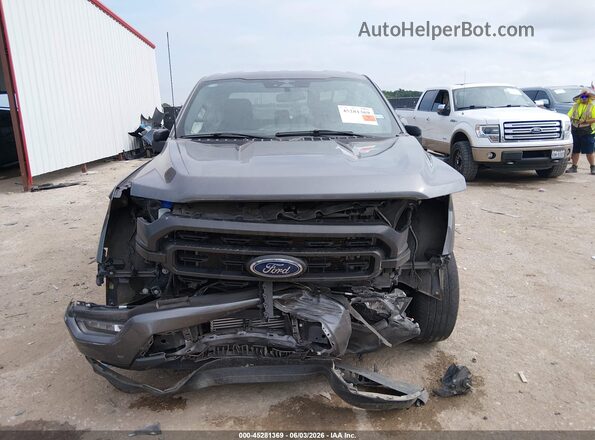1FTEW1CP3PKE85526 2023 FORD F150 Gray Սարքավորումների վահանակի տեսք