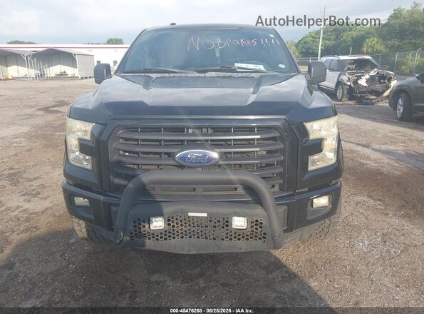 1FTEW1CP4GFC55762 2016 FORD F150 Black ხელსაწყოთა პანელის ხედი