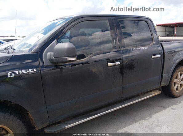 1FTEW1CP4JKC40001 2018 FORD F150 Black Панорамний вид салону 360°