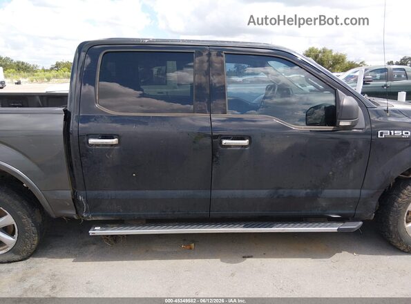 1FTEW1CP4JKC40001 2018 FORD F150 Black Вид задньої частини салону