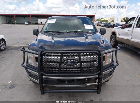 1FTEW1CP4JKC40001 2018 FORD F150 Black Вид щитка приладів