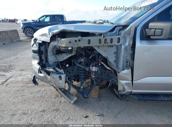 1FTEW1CP4MFB26559 2021 FORD F150 Gray Widok z przodu