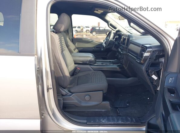 1FTEW1CP4MFB26559 2021 FORD F150 Gray Widok wnętrza z przodu