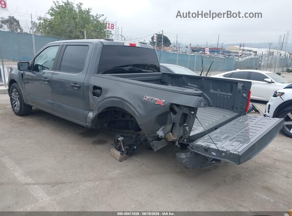 1FTEW1CP4MFC64098 2021 FORD F150 Gray Tył lewy