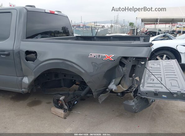 1FTEW1CP4MFC64098 2021 FORD F150 Gray Widok z przodu