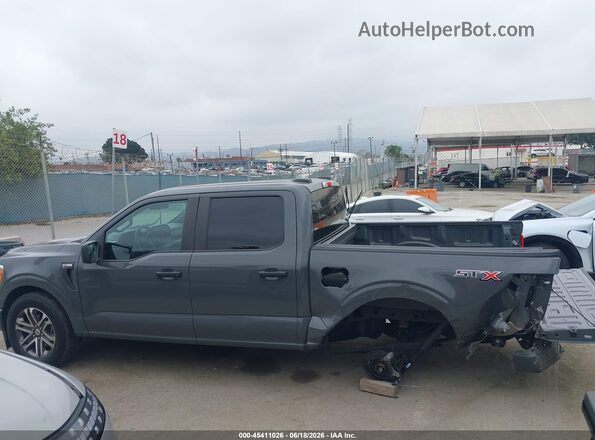 1FTEW1CP4MFC64098 2021 FORD F150 Gray 