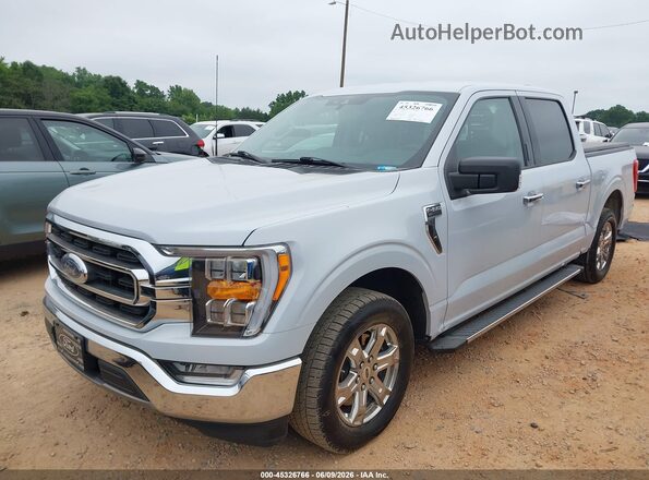 1FTEW1CP4MKE21183 2021 FORD F150 Серый Передняя левая четверть