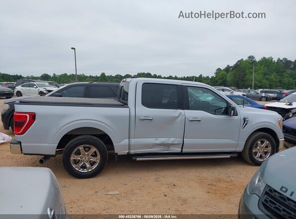 1FTEW1CP4MKE21183 2021 FORD F150 Серый Вид задней части салона