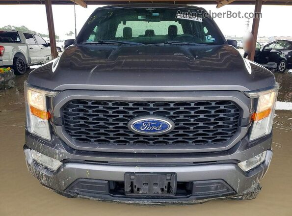 1FTEW1CP4MKE92061 2021 FORD F150 Gray Вид спереду