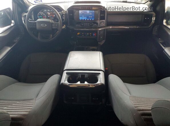 1FTEW1CP4MKE92061 2021 FORD F150 Gray Вид панелі приладів