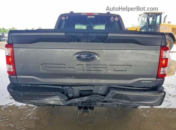 1FTEW1CP4MKE92061 2021 FORD F150 Gray Вид ззаду