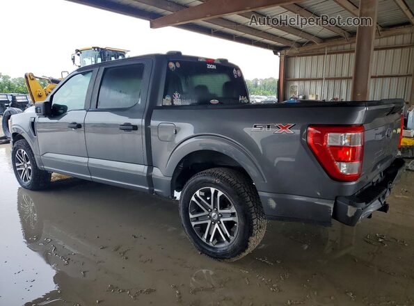 1FTEW1CP4MKE92061 2021 FORD F150 Gray Задня ліва чверть