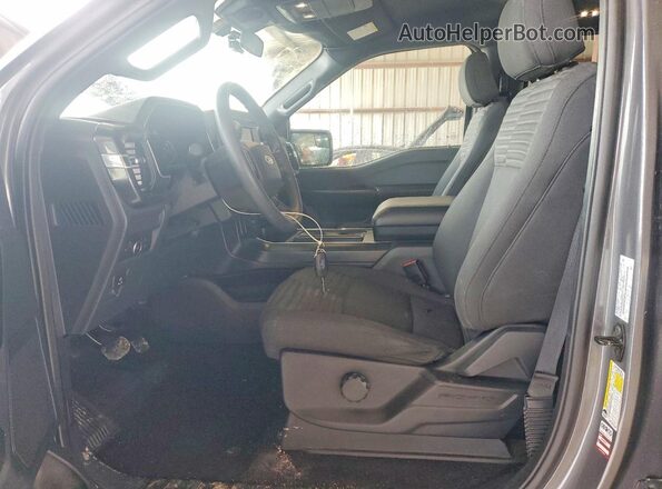 1FTEW1CP4MKE92061 2021 FORD F150 Gray Вид салону спереду