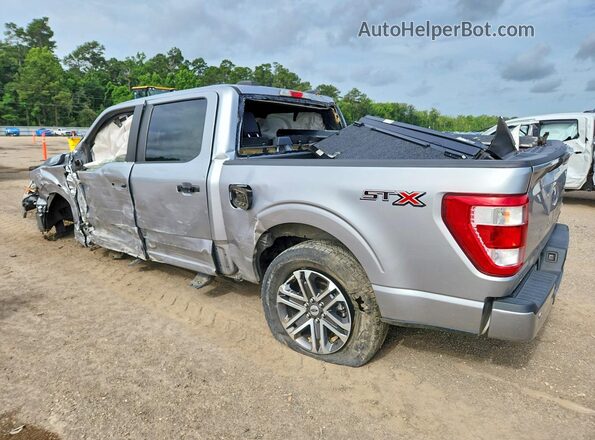 1FTEW1CP4NFA23708 2022 FORD F150 Silver Հետևի ձախ