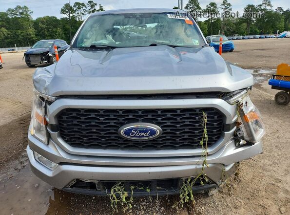 1FTEW1CP4NFA23708 2022 FORD F150 Silver Դիմացի տեսք