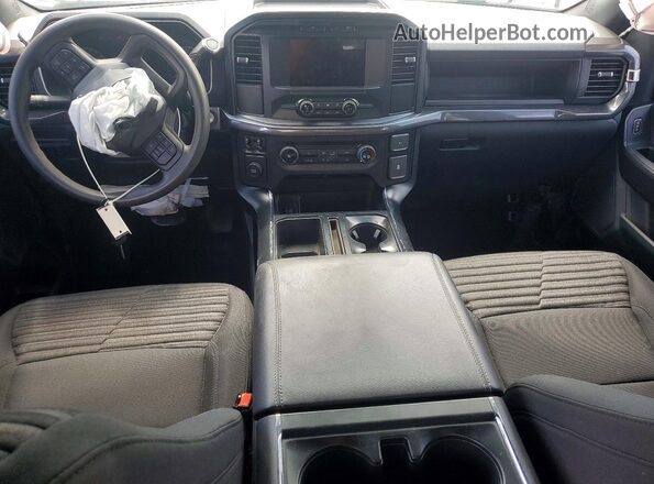 1FTEW1CP4PKD41094 2023 FORD F150 Blue Առջևի վահանակի տեսք