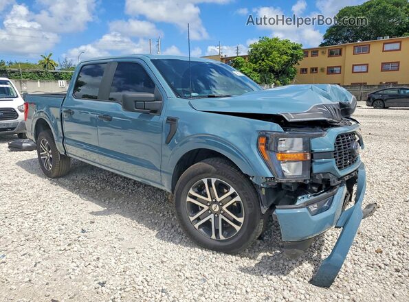 1FTEW1CP4PKD41094 2023 FORD F150 Blue Առջևի աջ