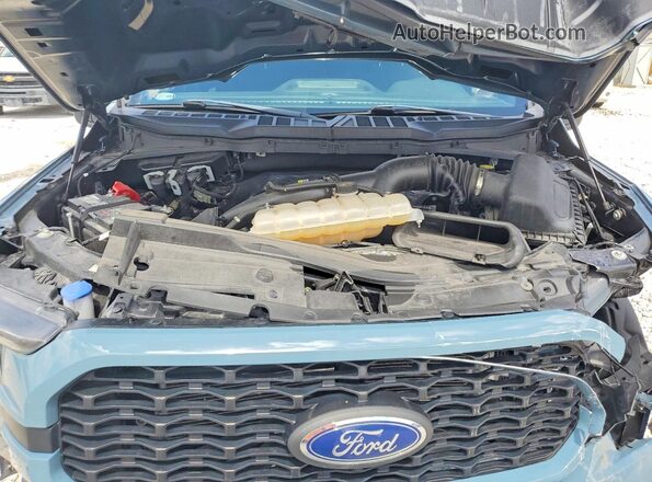1FTEW1CP4PKD41094 2023 FORD F150 Blue Սալոնի հետևի տեսք