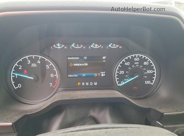 1FTEW1CP4PKE59940 2023 FORD F150 White ხელსაწყოთა პანელის ხედი