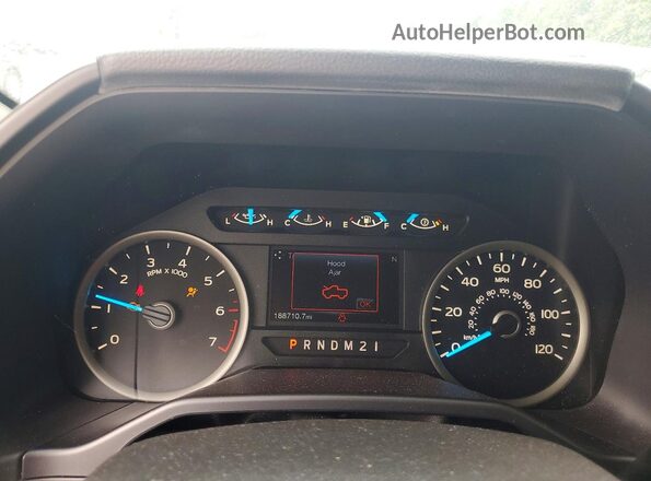 1FTEW1CP5GFA95150 2016 FORD F150 Белый Вид щитка приборов