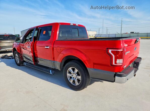1FTEW1CP5GKD93270 2016 FORD F150 Red Trasero izquierdo