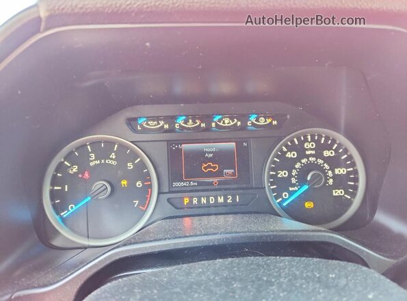 1FTEW1CP5GKD93270 2016 FORD F150 Red Vista del cuadro de instrumentos