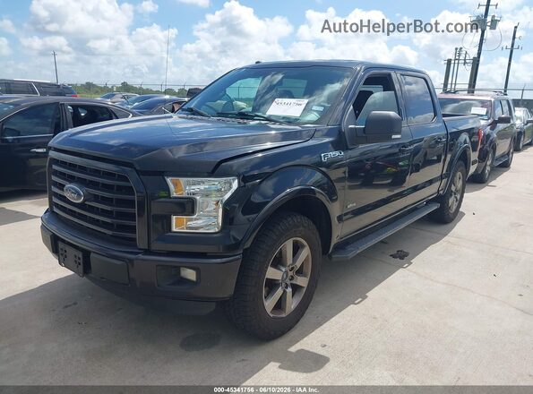 1FTEW1CP5GKF95607 2016 FORD F150 Black Front left