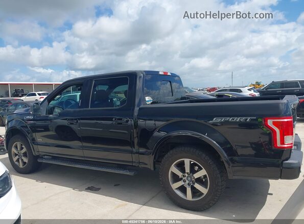 1FTEW1CP5GKF95607 2016 FORD F150 Black 360 interior view