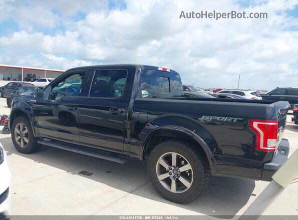 1FTEW1CP5GKF95607 2016 FORD F150 Black Rear left